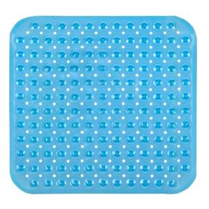 Bath Mat TheraCare Safety “NON-SLIP” 21x20” ANTI-Fungal Blue MINT NEW in NEW BOX